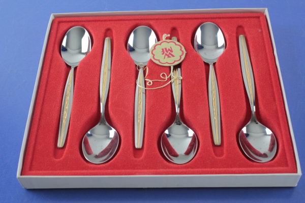 WMF Capri 6 Kaffeelöffel Cromargan OVP