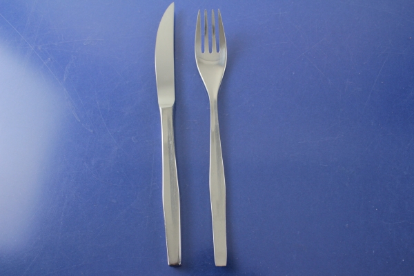 WMF ähnlich Frankfurt Steakbesteck Steakmesser + Steakgabel Cromargan