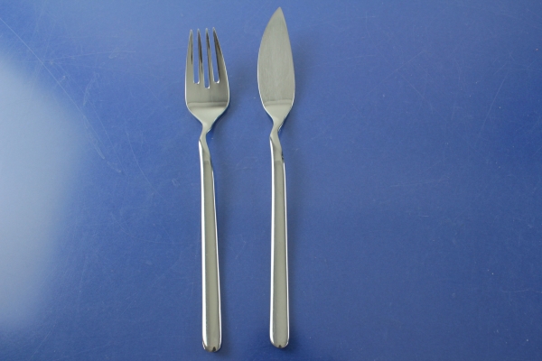 WMF Yoyo Fischbesteck Fischmesser + Fischgabel Cromargan