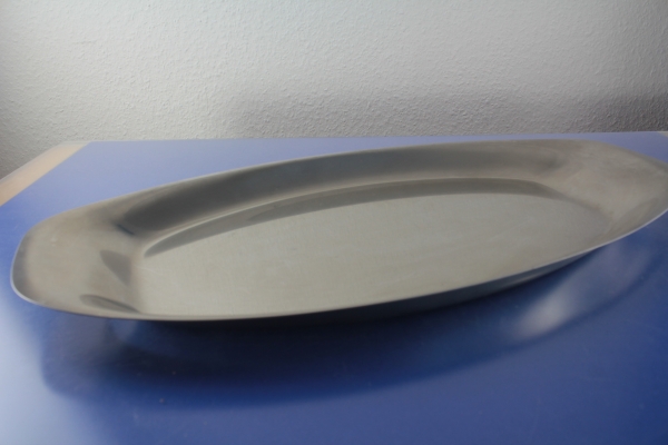 WMF Servierplatte groß 50 x 25 cm Design Wilhelm Wagenfeld Cromargan