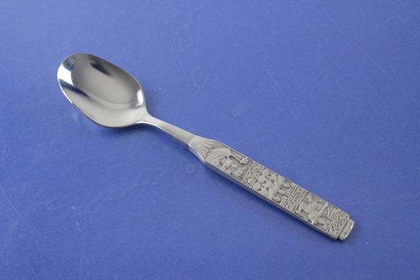 Konge Tinn Kaffeelöffel Norway Pewter Tinn Wikinger Motive Zinn