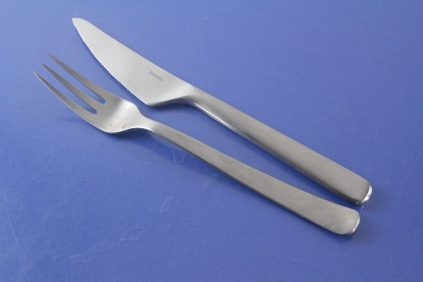 Raadvad Erica Steakbesteck  5 Steakmesser und 6 Steakgabeln Edelstahl