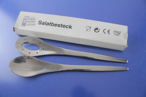 chg Salatbesteck Edelstahl OVP