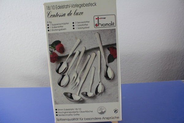Vorlegebesteck 8-tlg Edelstahl Chromolit 18/10