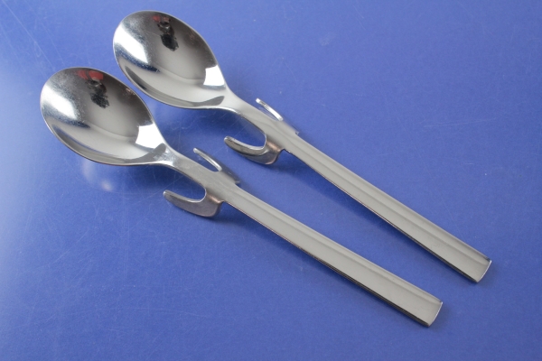 WMF 2 Müslilöffel zum einhängen 17,8 cm Cromargan