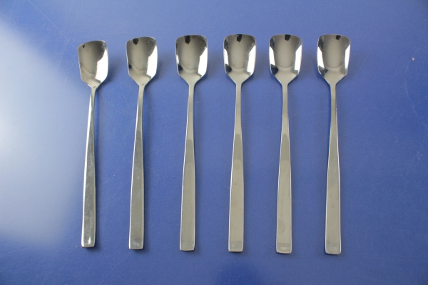 Monogram 6 Eislöffel Eiscafelöffel 18,4 cm Edelstahl 18/10