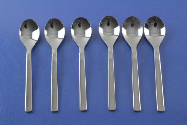 WMF 6 Espressolöffel Mokkalöffel Cromargan