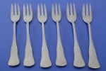 WMF 3700 6 Kuchengabeln versilbert