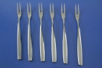 WMF London 6 kleine Fleischgabeln 13,5 cm Cromargan